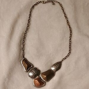 Copper and Silver Necklace